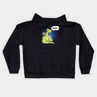 Funny Dragon Unicorn Fairy Tale Kids Hoodie